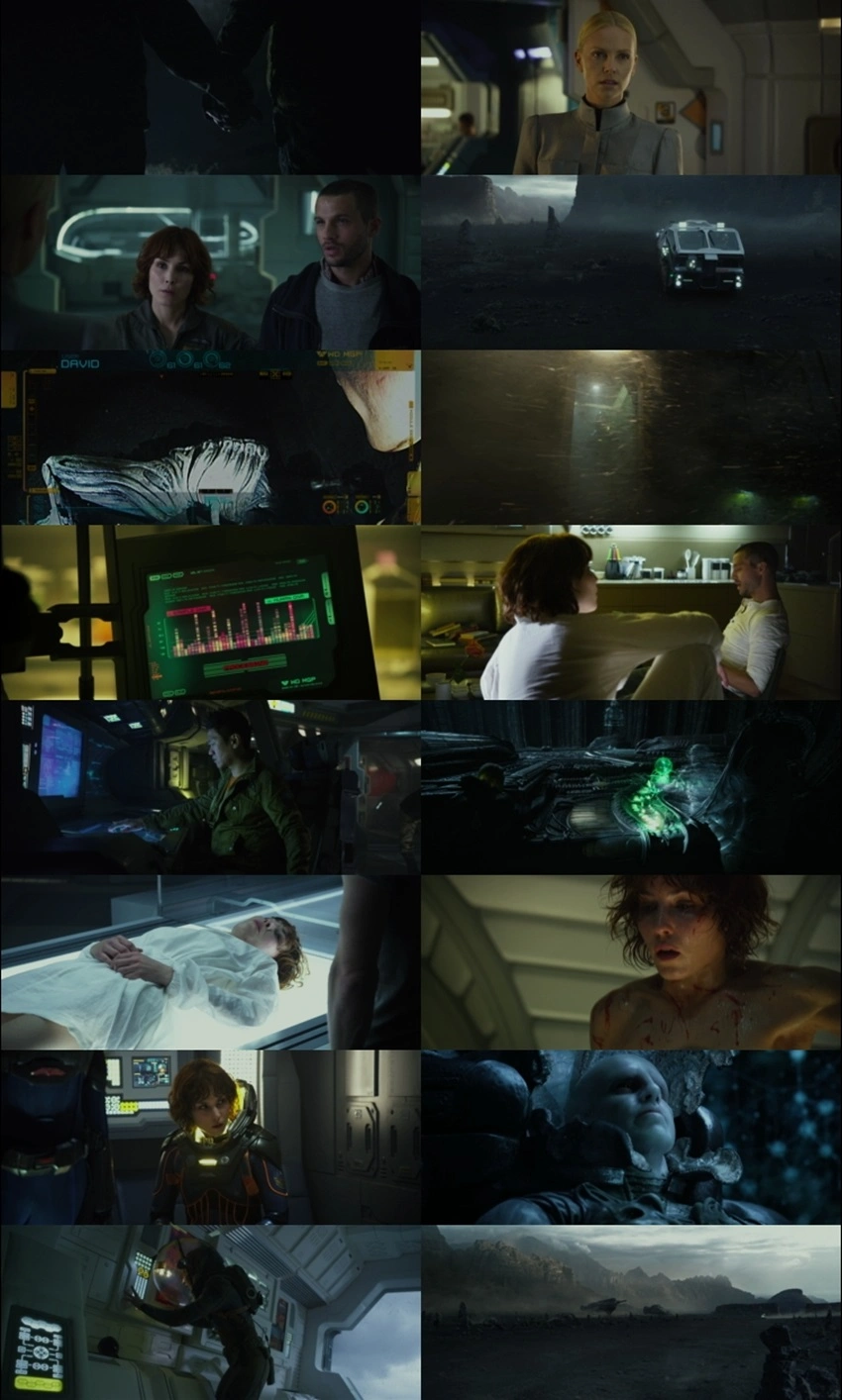 Download Prometheus (2012) Hindi & English BluRay 480p 720p 1080p